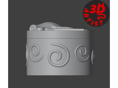 Hairdresser Jewelry Box 3D प्रिंट मॉडल