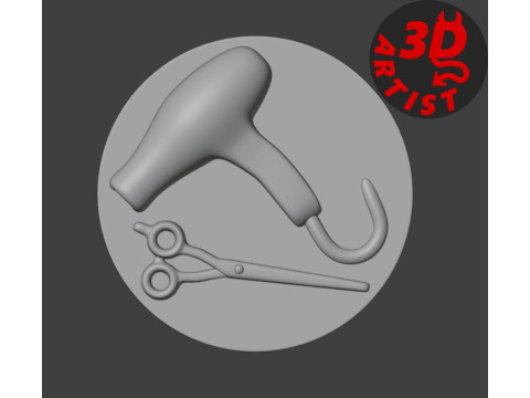 Hairdresser Jewelry Box 3D प्रिंट मॉडल