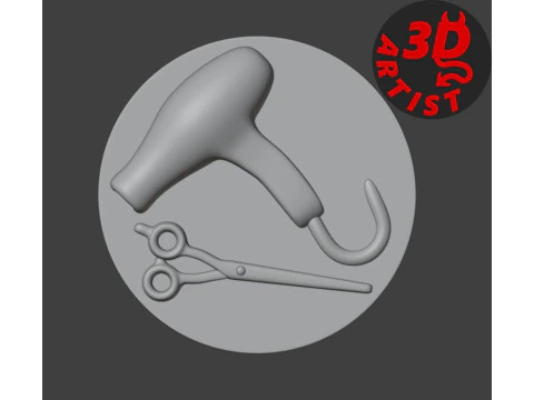 Hairdresser Jewelry Box 3D Print Model