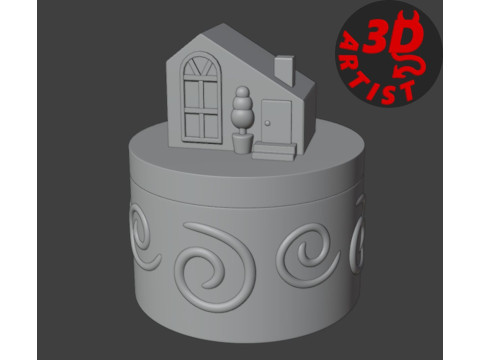 Cozy House Box 3D Принт Модель