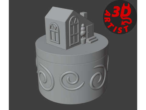 Cozy House Box 3D 프린트 모델