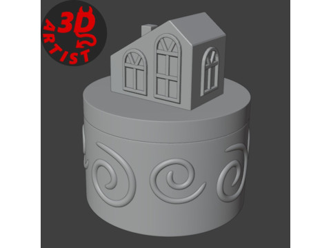Cozy House Box 3D 프린트 모델