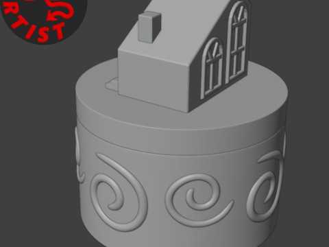 Cozy House Box 3D 프린트 모델