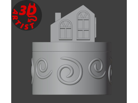 Cozy House Box 3D 프린트 모델