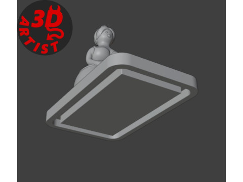 Woman in a swimsuit Box 3Dプリントモデル
