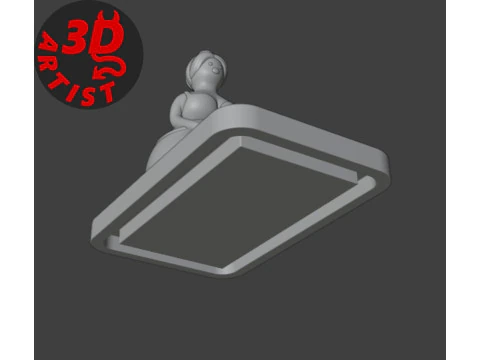 Woman in a swimsuit Box 3D Print Model