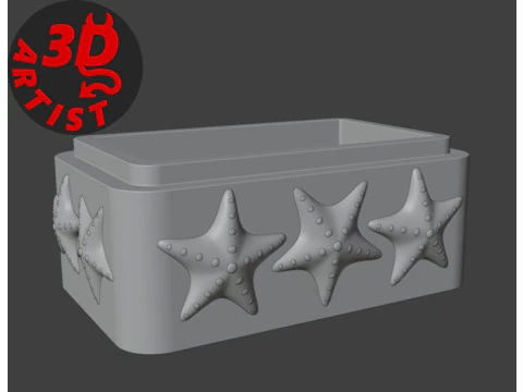 Woman in a swimsuit Box 3D Print Model