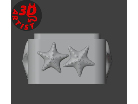 Woman in a swimsuit Box 3D Print Model
