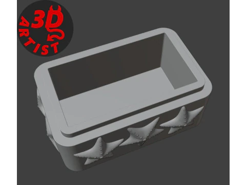 Woman in a swimsuit Box 3D Print Model