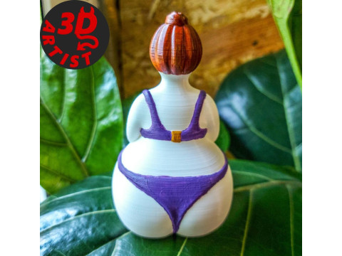 Woman in a swimsuit Figurine 3D 打印模型