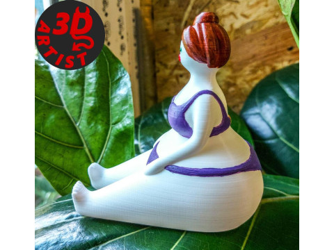 Woman in a swimsuit Figurine 3D 打印模型