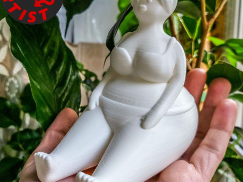 Woman in a swimsuit Figurine 3D 打印模型