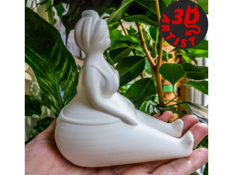 Woman in a swimsuit Figurine 3D 打印模型