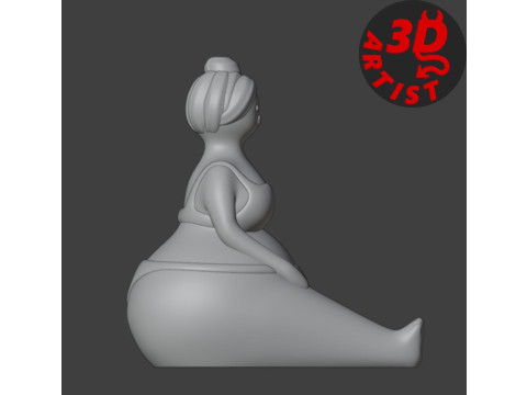 Woman in a swimsuit Figurine 3D 打印模型