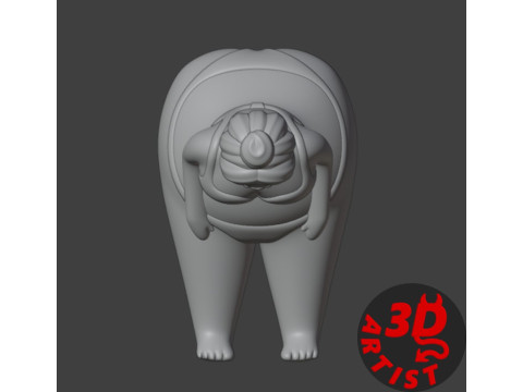 Woman in a swimsuit Figurine 3D 打印模型