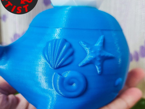 Whale Box 3D Принт Модель