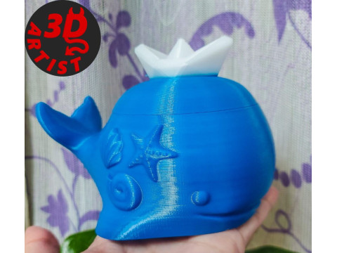 Whale Box 3D Принт Модель