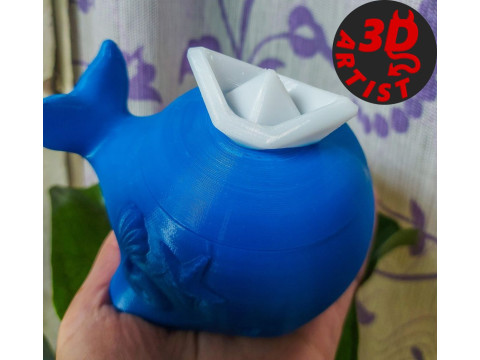Whale Box 3D Принт Модель