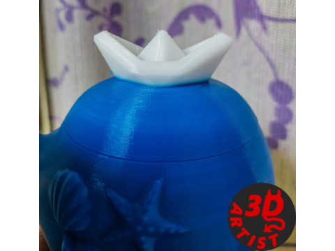 Whale Box 3D Принт Модель