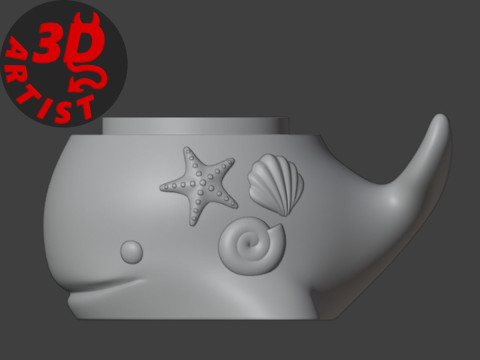 Whale Box 3D Принт Модель