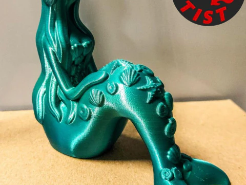 Mermaid Figurine 3D Print Model