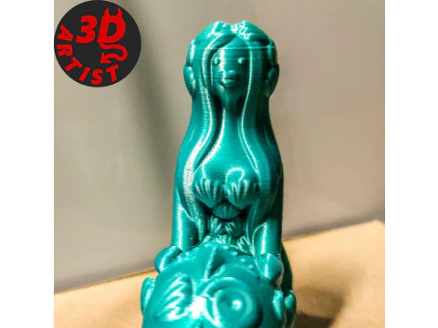 Mermaid Figurine 3D Print Model