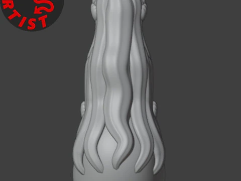 Mermaid Figurine 3D Print Model