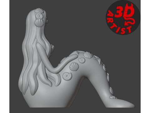 Mermaid Figurine 3D Принт Модель