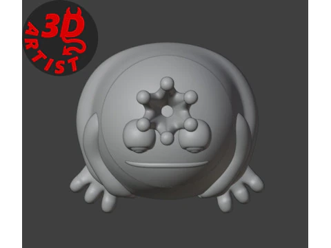 Kotak Raja Katak Model Cetak 3D