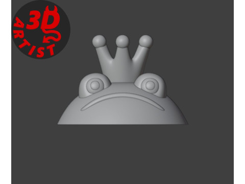 The Frog King Box Model Cetak 3D