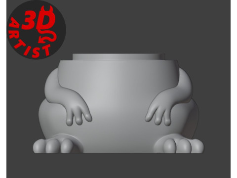 The Frog King Box Model Cetak 3D