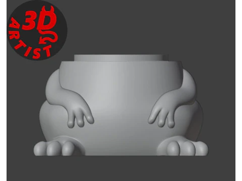 Kotak Raja Katak Model Cetak 3D