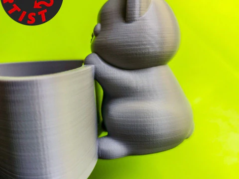Little kitten Holder for small thing Candy bowl 3D Print Model