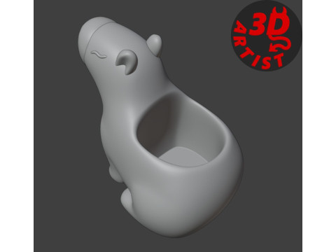 Capybara Jewelry Box 3D 打印模型