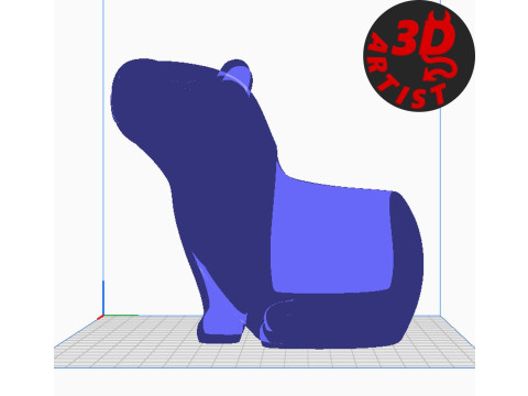 Capybara Jewelry Box 3D 打印模型
