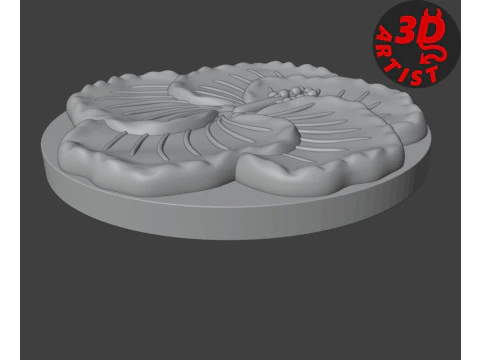 Hibiscus Jewelry Box 3D Print Model