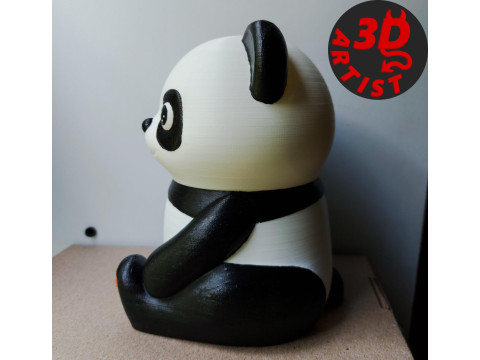 Panda Storage Box Pen Holder Set 2 items 3D Принт Модель