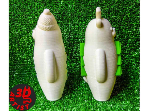 Christmas Animals Set 5 models 3D Print Model