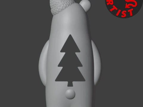 Christmas Animals Set 5 models 3D Print Model