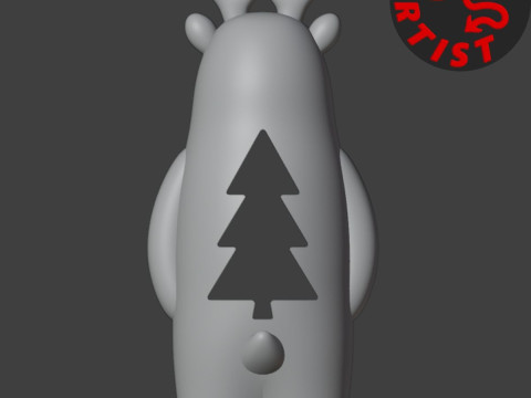 Christmas Animals Set 5 models Modelo de Impressão 3D