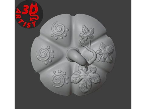 Pumpkin Patterned Storage Box 3D Print Model