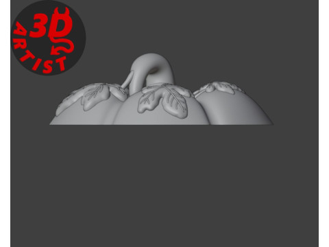 Pumpkin Patterned Storage Box Modèles 3D en vedette