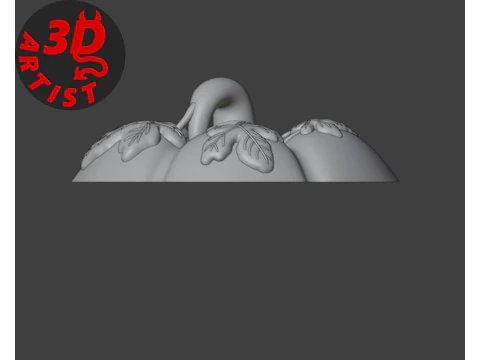 Pumpkin Patterned Storage Box 3D Print Model