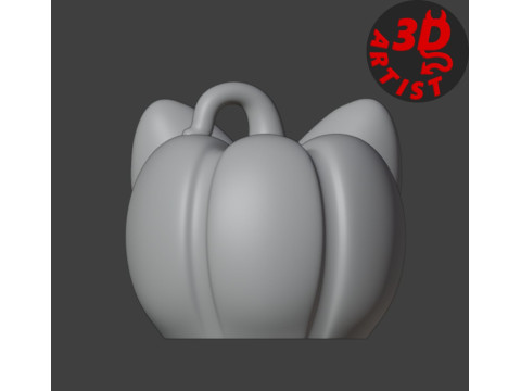 Pumpkin Cat Halloween Hanging Decor 3D Print Model