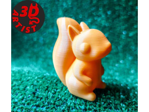 Pocket Squirrel Toy and Hanging Acorn Toy House 3D Print Model