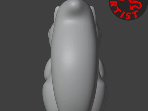 Pocket Squirrel Toy and Hanging Acorn Toy House 3D Print Model