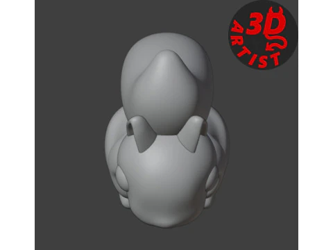 Pocket Squirrel Toy and Hanging Acorn Toy House 3D Print Model