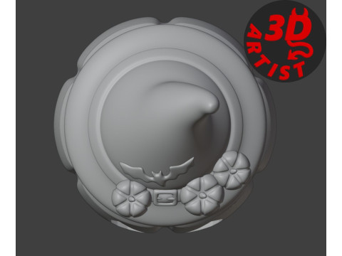 Box Pumpkin in a Witch Hat 3D Принт Модель