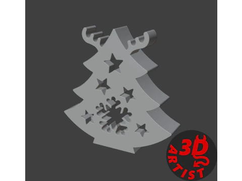 Christmas ball with surprise 2 pocket toys inside 3D Print Model