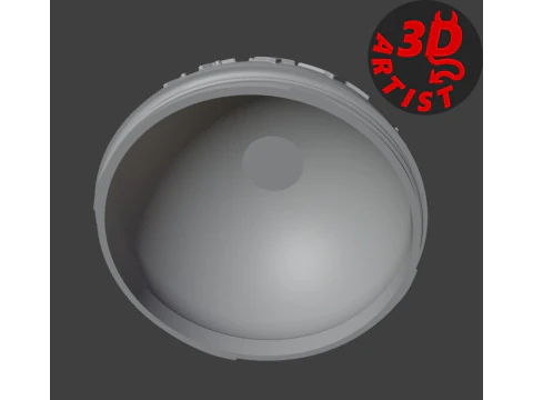Christmas ball with surprise 2 pocket toys inside 3D Print Model